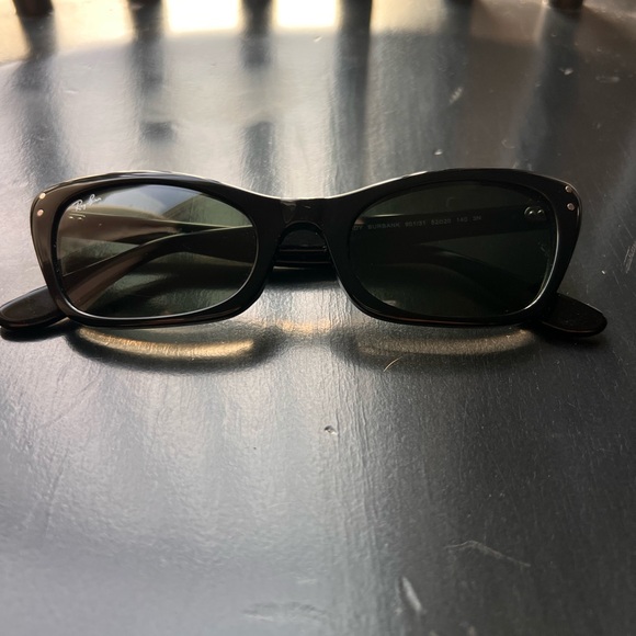 Ray-Ban Black Sunglasses LADY BURBANK - Picture 8 of 8